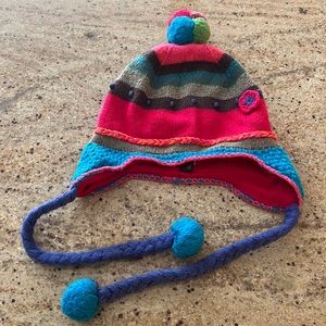Catimini girls Pom Pom hat size 4T